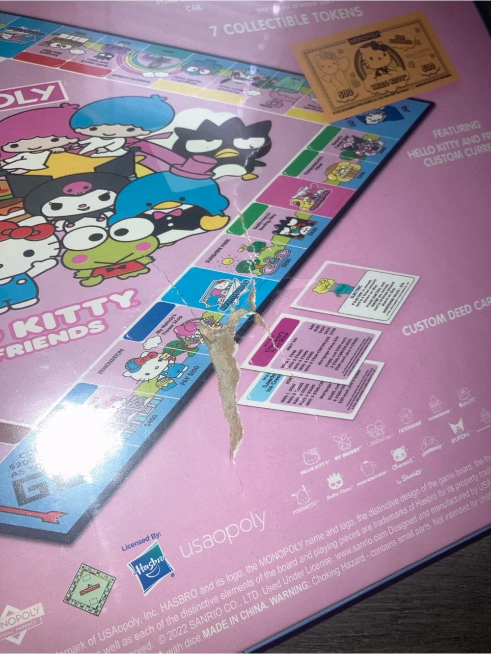 Monopoly Hello Kitty and Friends Edition - Pink & Blue Box